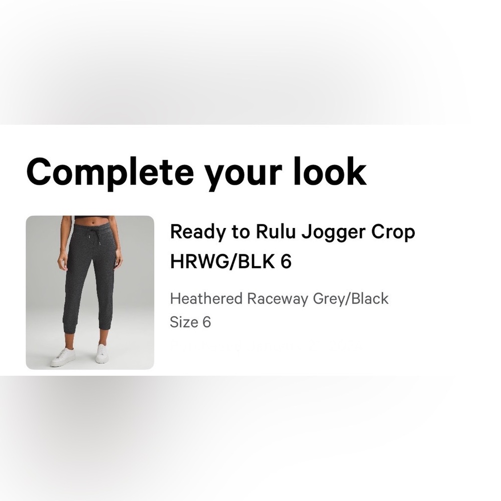 Lululemon rulu sweats